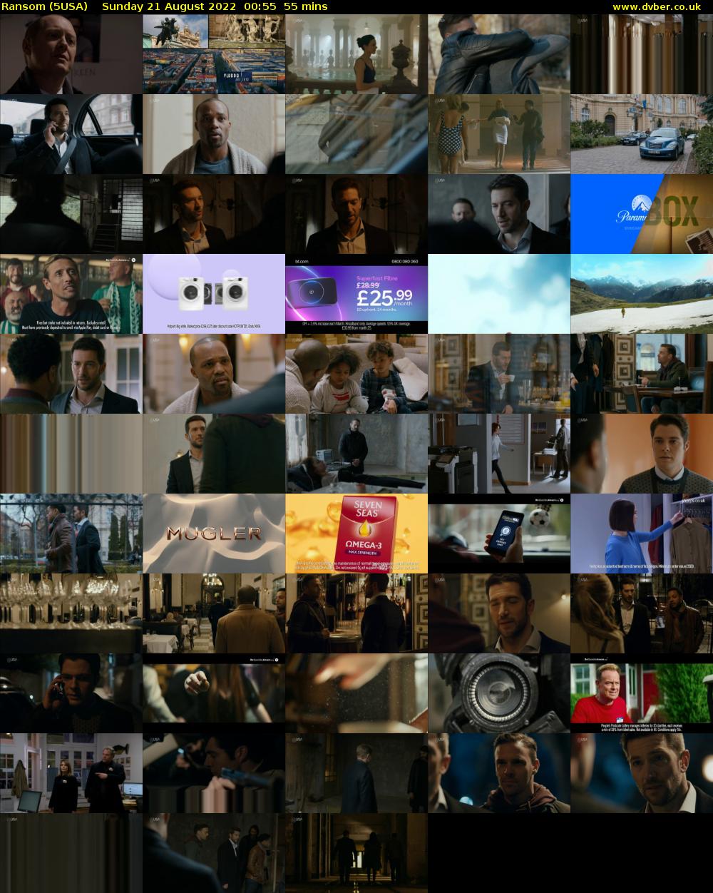 Ransom (5USA) Sunday 21 August 2022 00:55 - 01:50