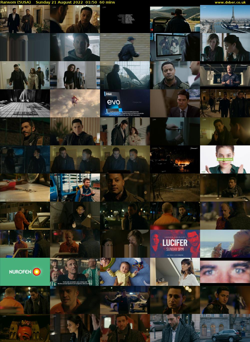 Ransom (5USA) Sunday 21 August 2022 01:50 - 02:50