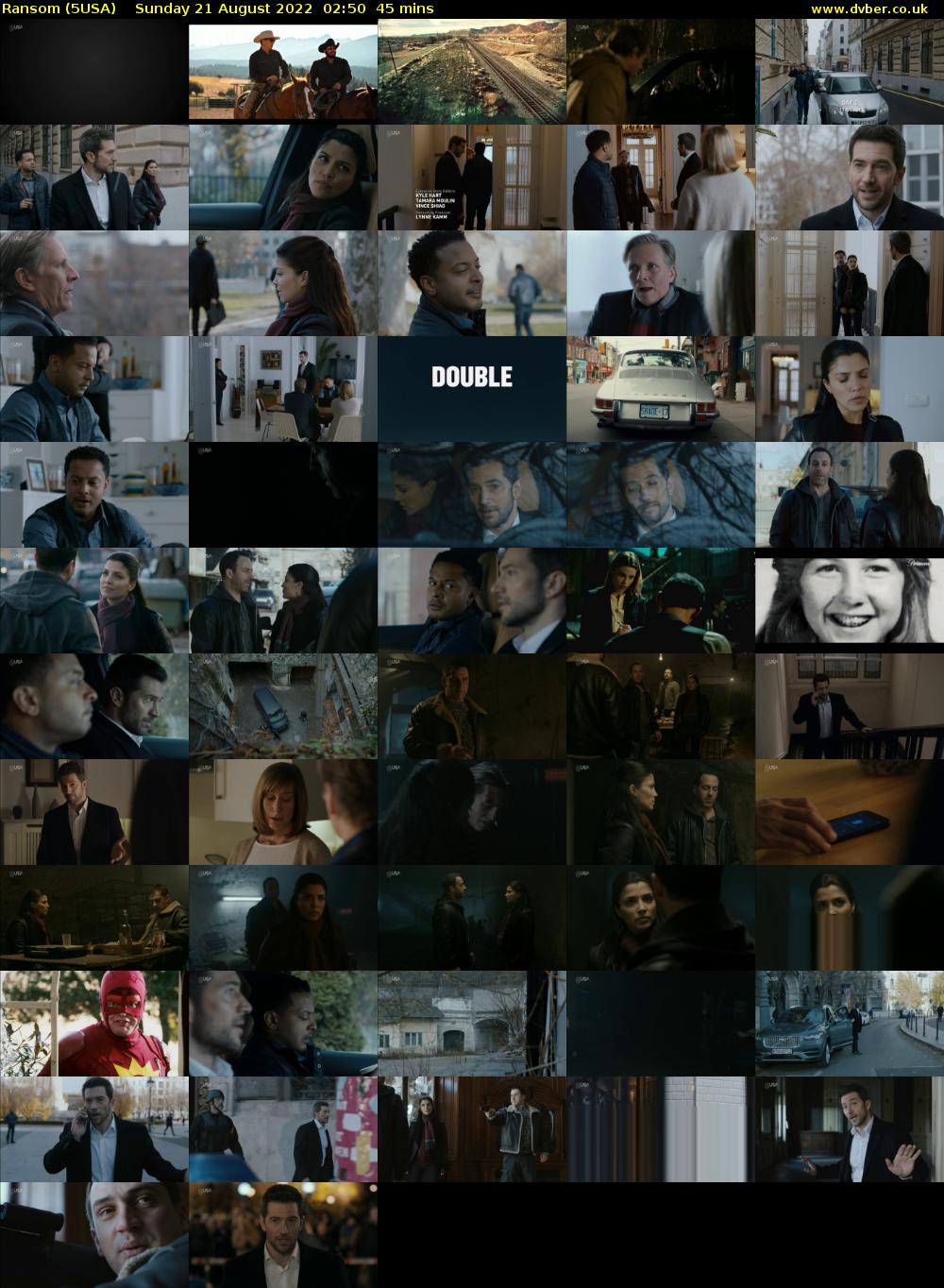 Ransom (5USA) Sunday 21 August 2022 02:50 - 03:35