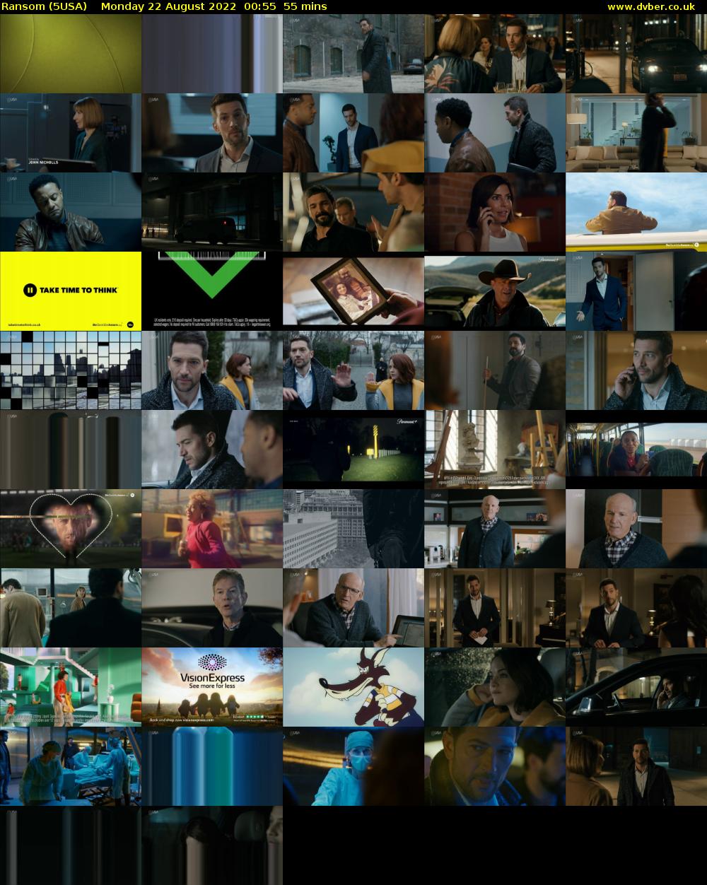 Ransom (5USA) Monday 22 August 2022 00:55 - 01:50
