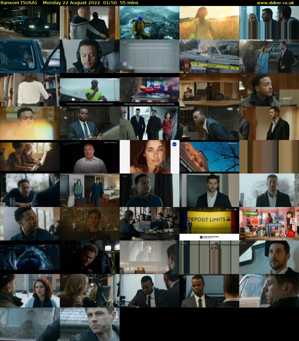 Ransom (5USA) Monday 22 August 2022 01:50 - 02:45