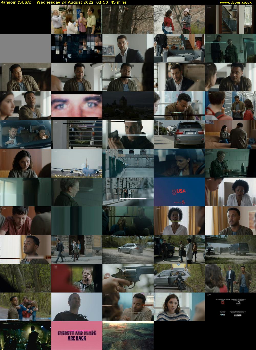 Ransom (5USA) Wednesday 24 August 2022 02:50 - 03:35