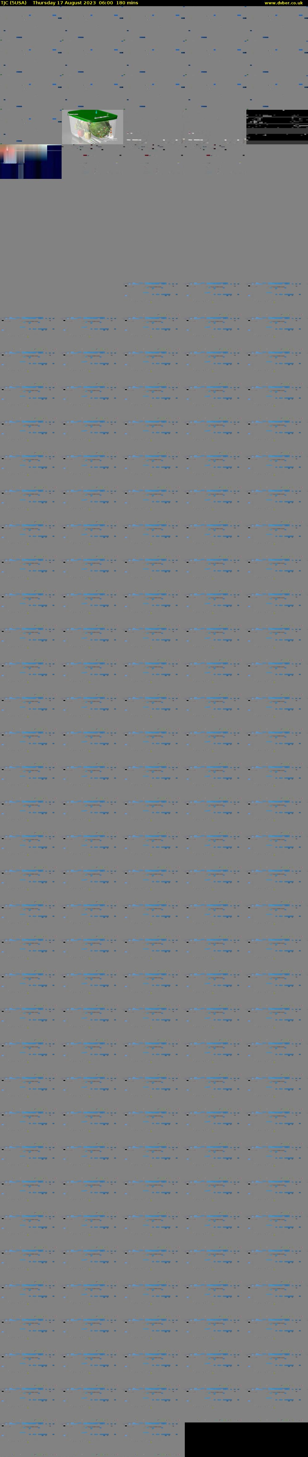 TJC (5USA) Thursday 17 August 2023 06:00 - 09:00