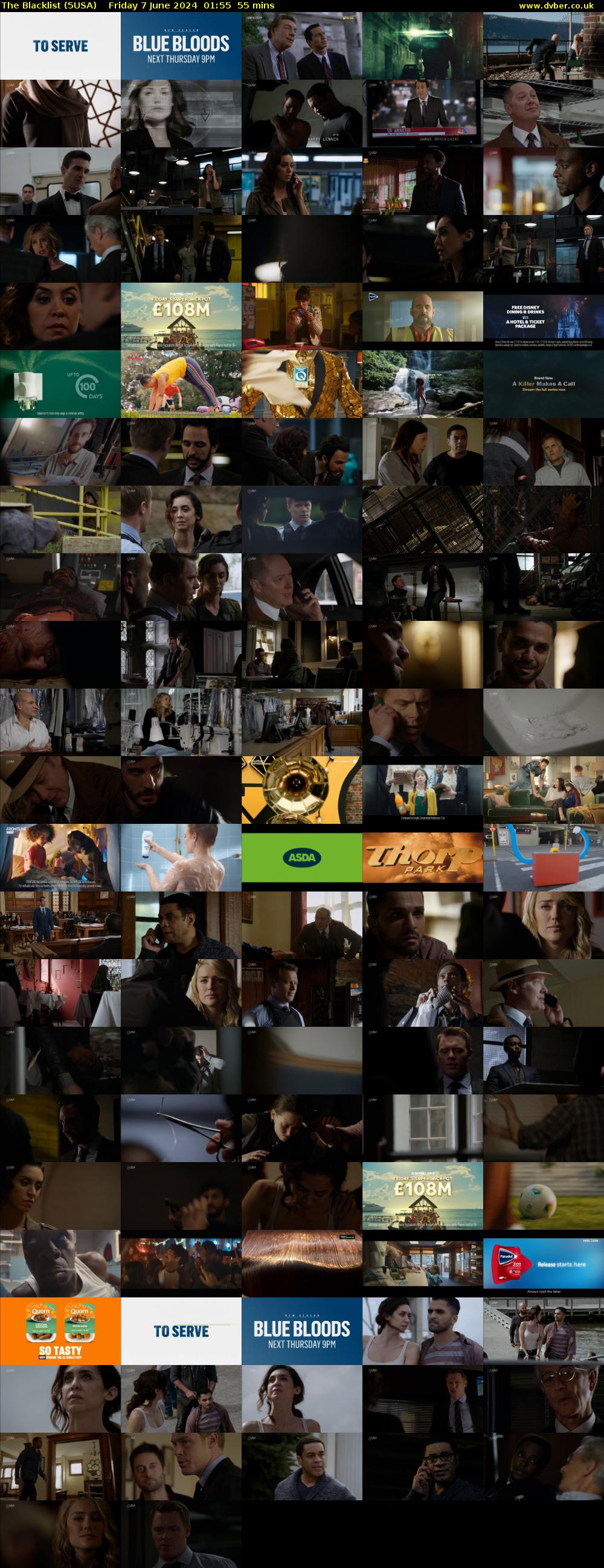 The Blacklist (5USA) Friday 7 June 2024 01:55 - 02:50
