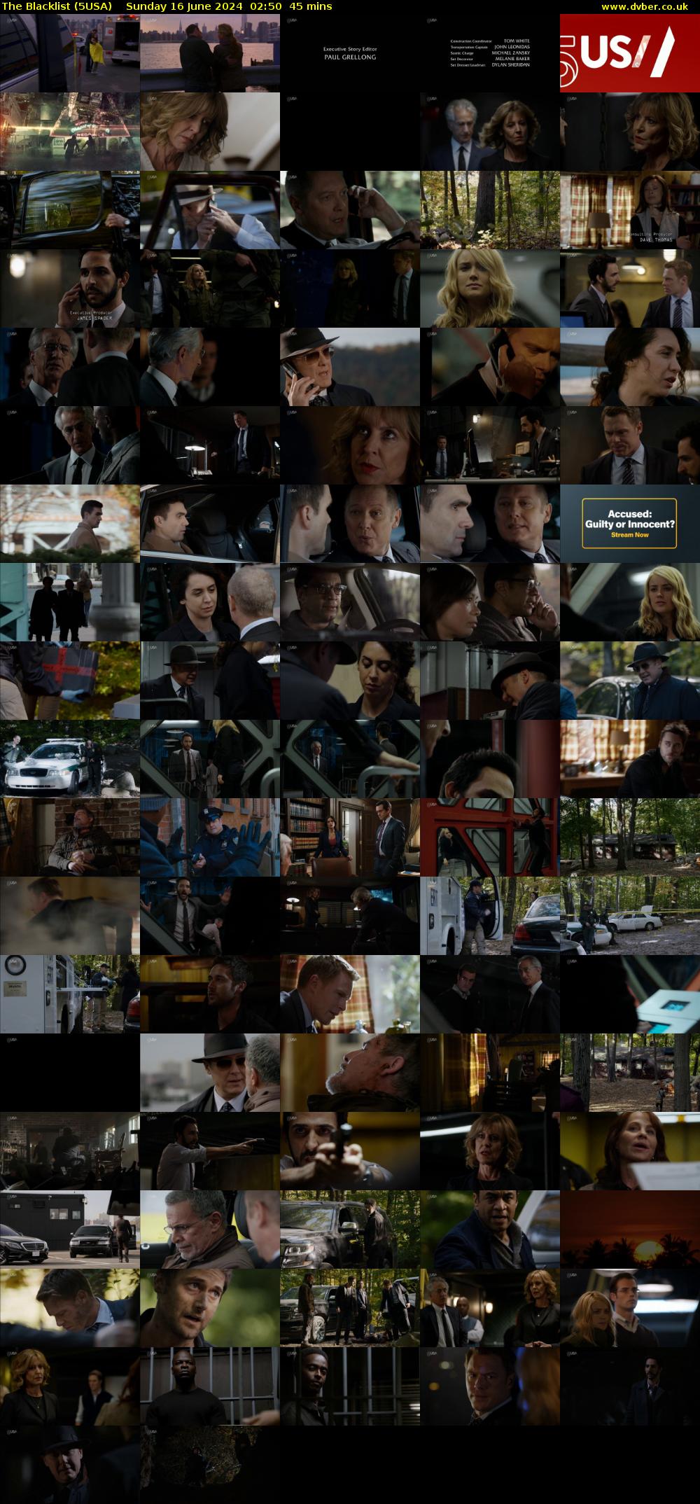 The Blacklist (5USA) Sunday 16 June 2024 02:50 - 03:35