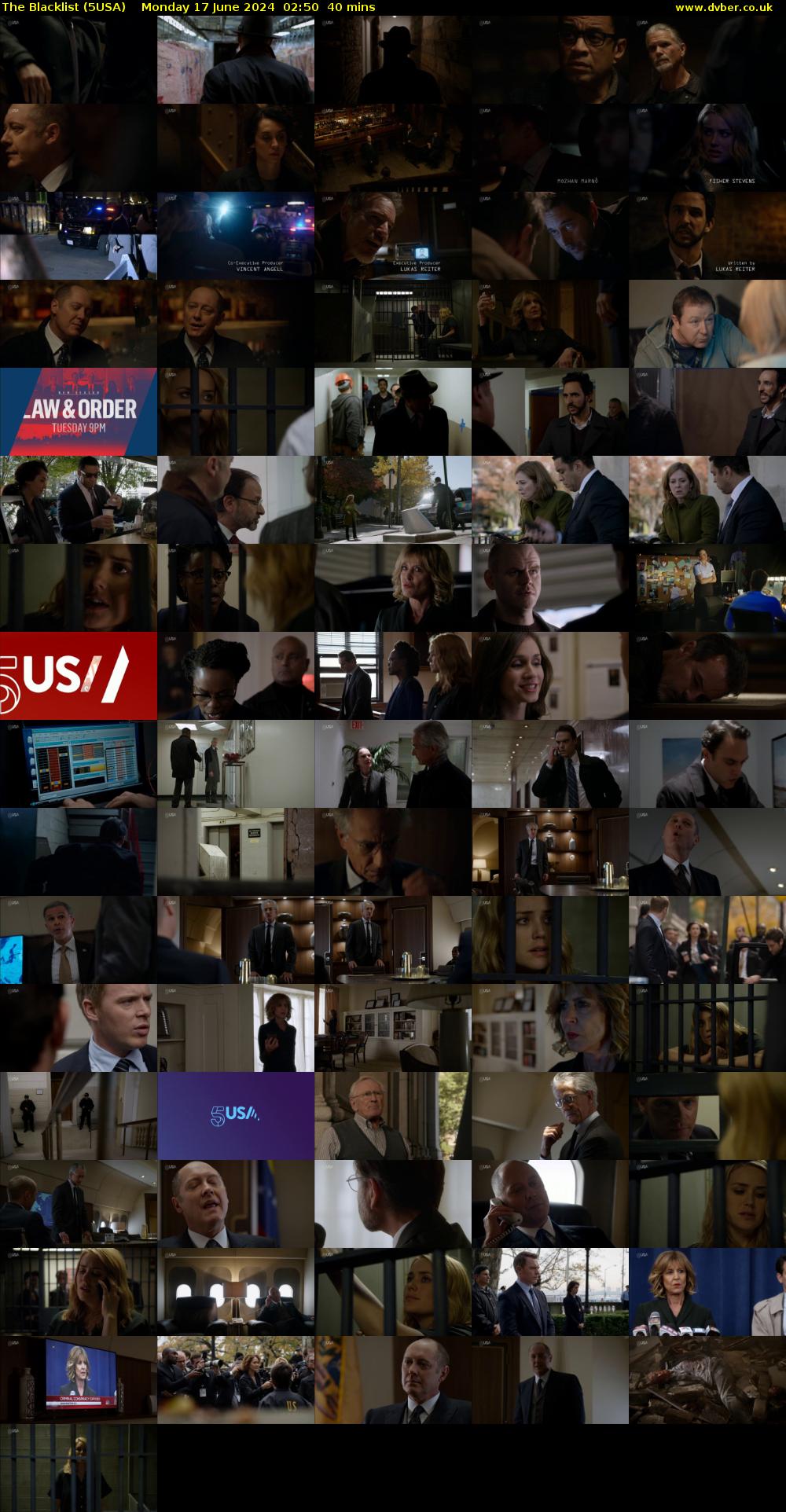 The Blacklist (5USA) Monday 17 June 2024 02:50 - 03:30