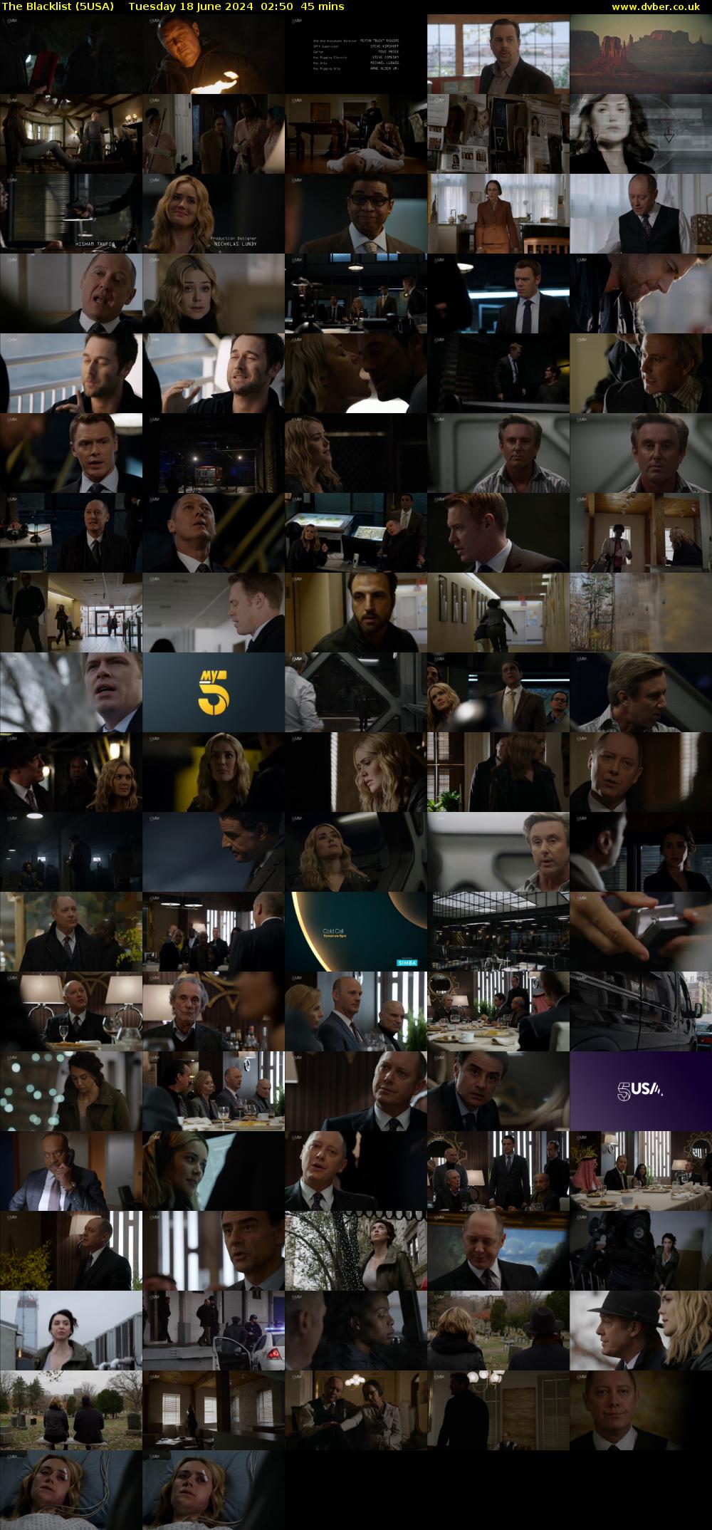 The Blacklist (5USA) Tuesday 18 June 2024 02:50 - 03:35