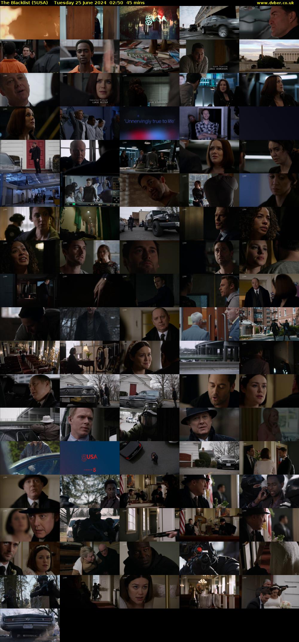 The Blacklist (5USA) Tuesday 25 June 2024 02:50 - 03:35
