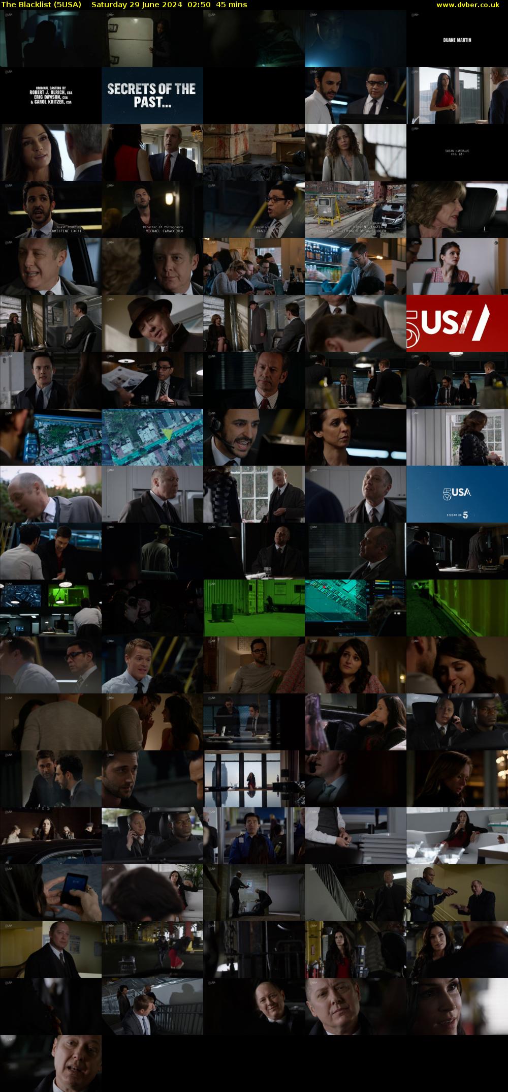 The Blacklist (5USA) Saturday 29 June 2024 02:50 - 03:35