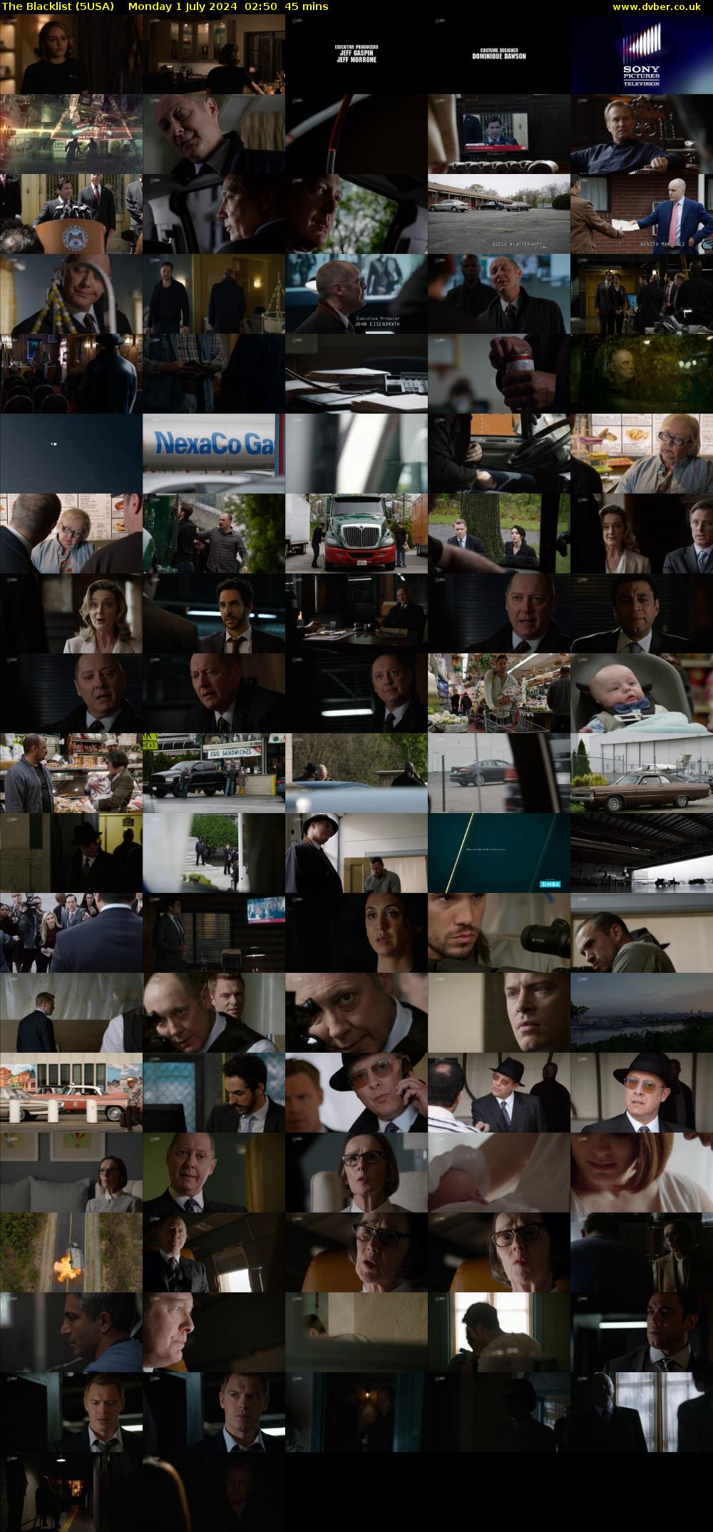 The Blacklist (5USA) Monday 1 July 2024 02:50 - 03:35