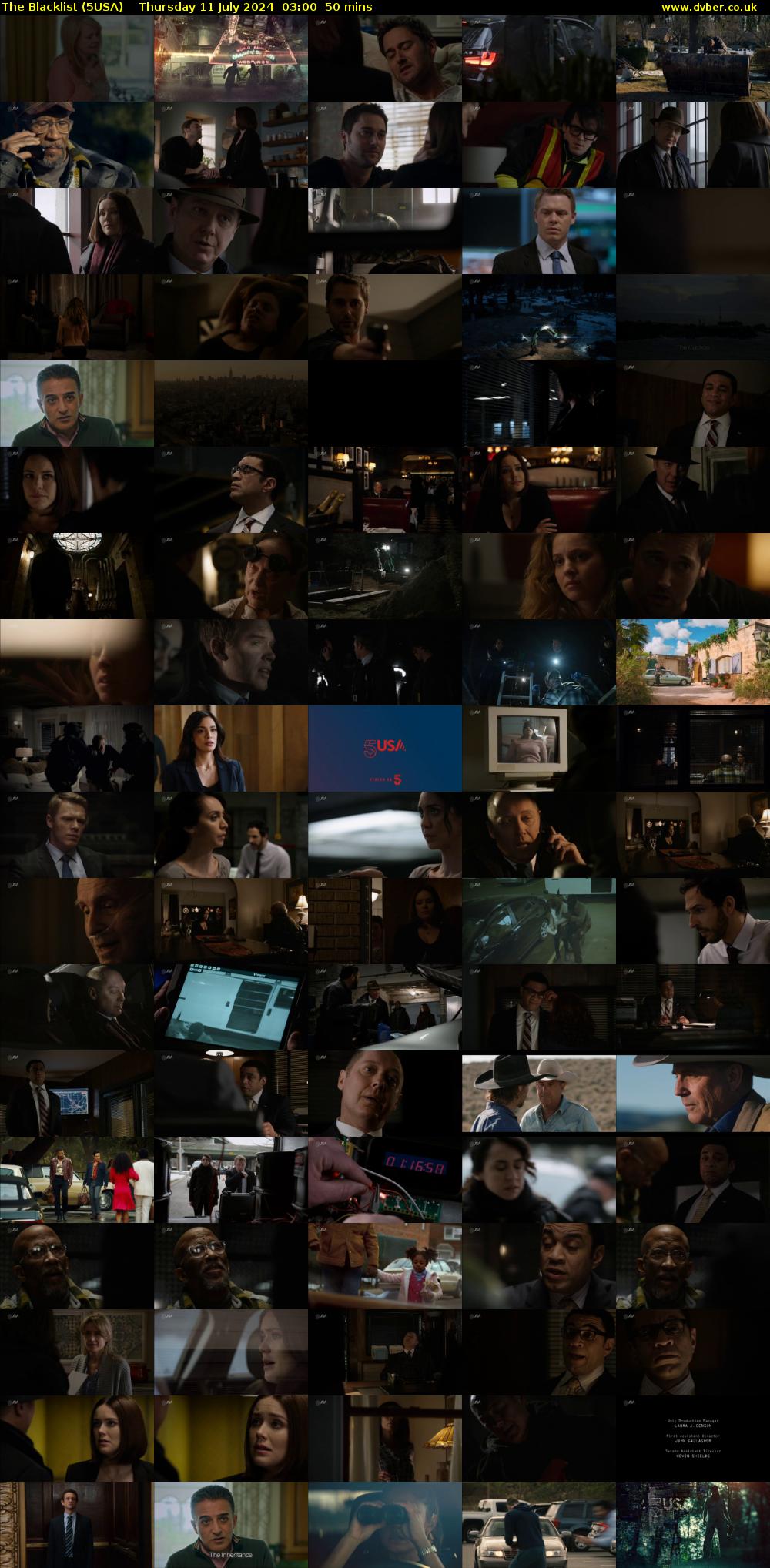 The Blacklist (5USA) Thursday 11 July 2024 03:00 - 03:50