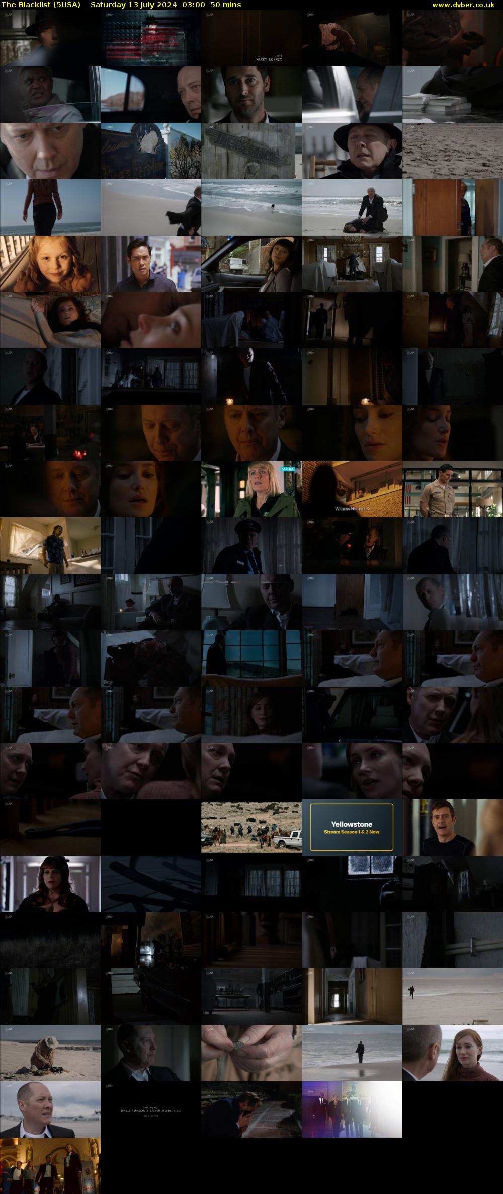 The Blacklist (5USA) Saturday 13 July 2024 03:00 - 03:50