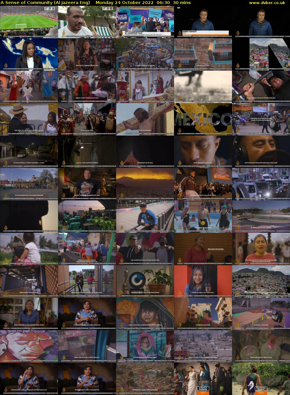 A Sense of Community (Al Jazeera Eng) Monday 24 October 2022 06:30 - 07:00