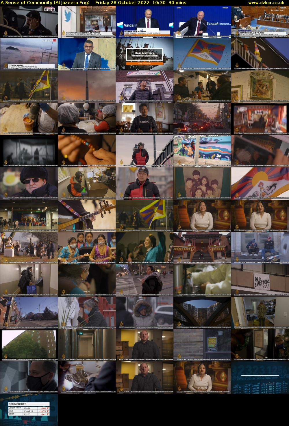 A Sense of Community (Al Jazeera Eng) Friday 28 October 2022 10:30 - 11:00
