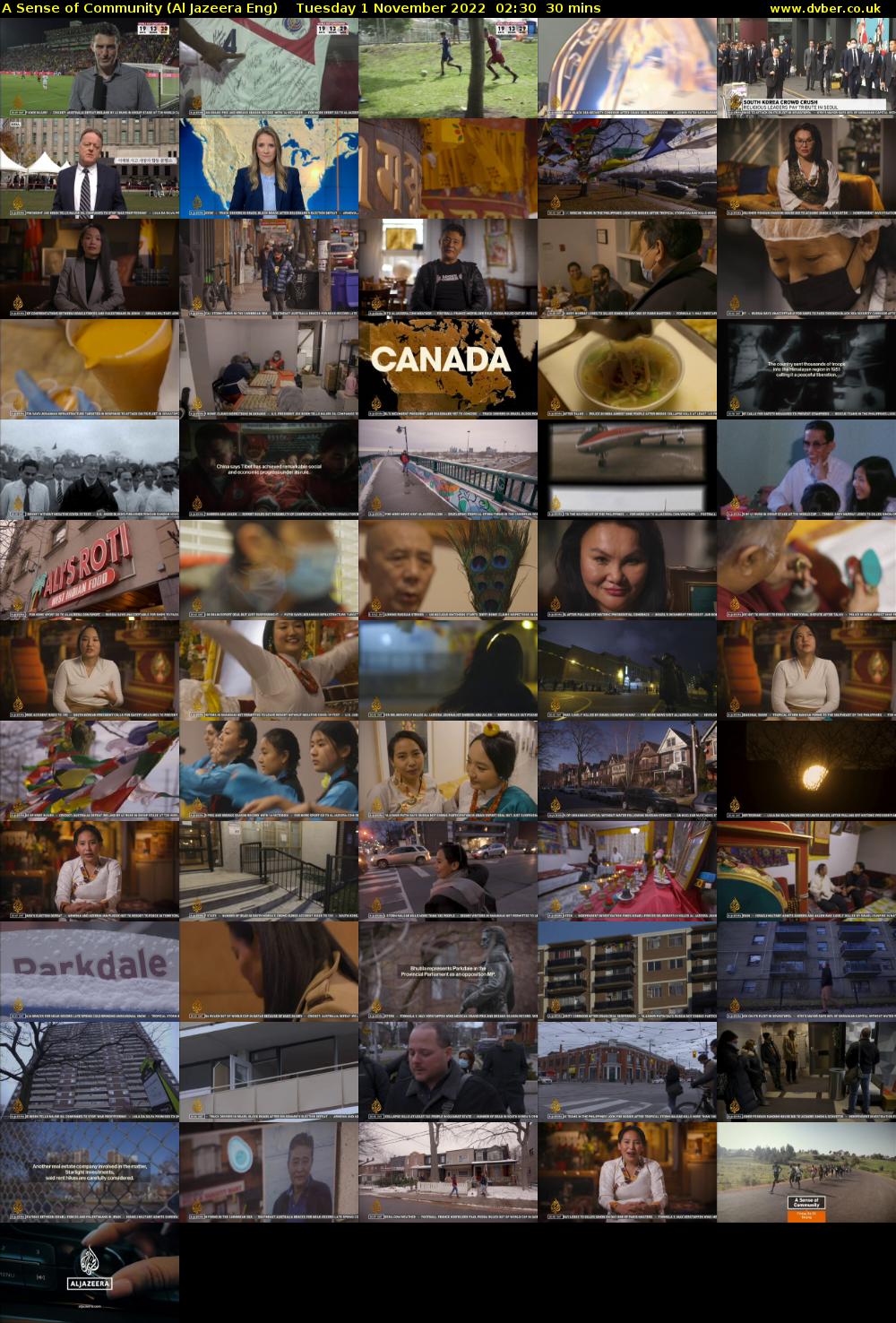 A Sense of Community (Al Jazeera Eng) Tuesday 1 November 2022 02:30 - 03:00