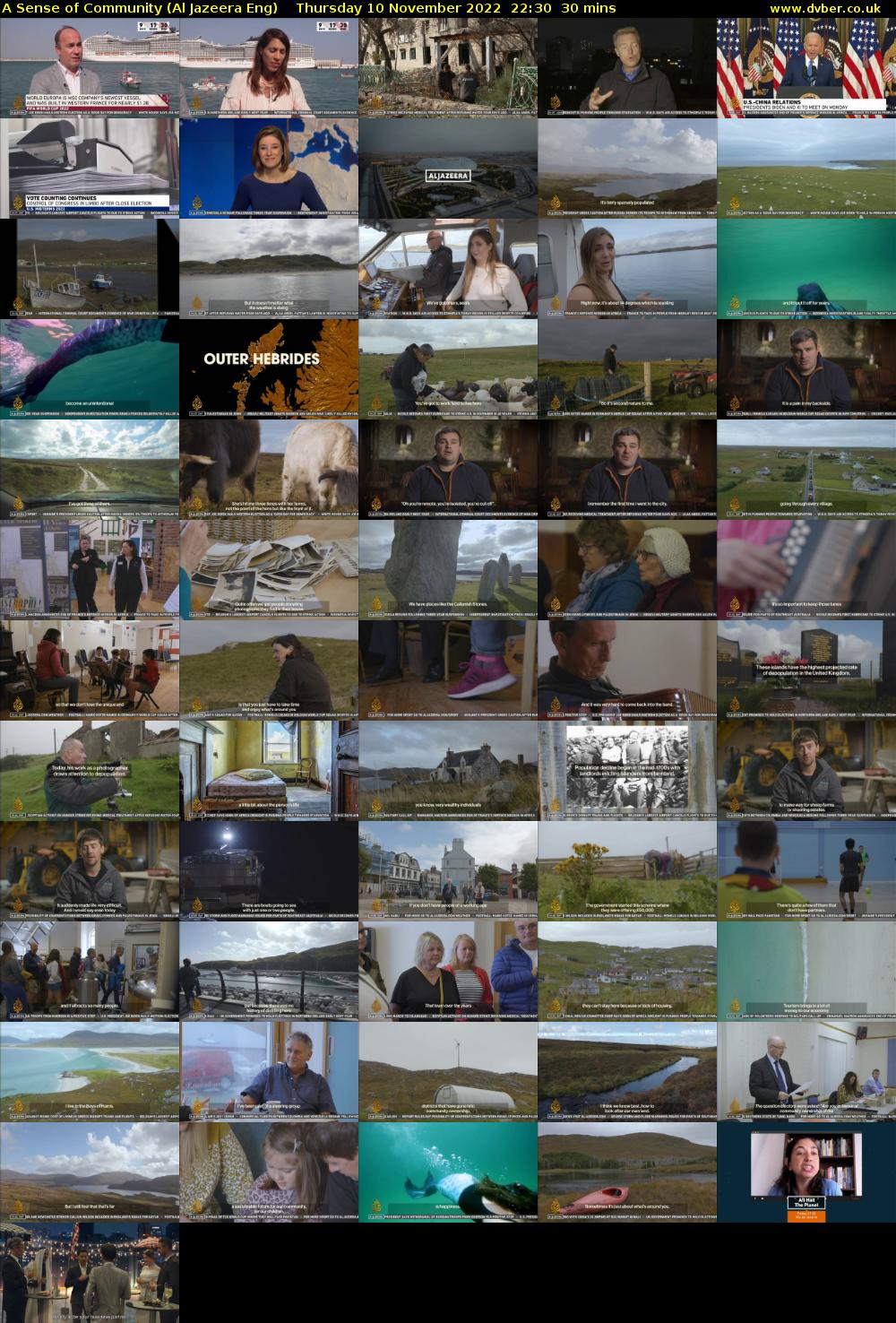 A Sense of Community (Al Jazeera Eng) Thursday 10 November 2022 22:30 - 23:00