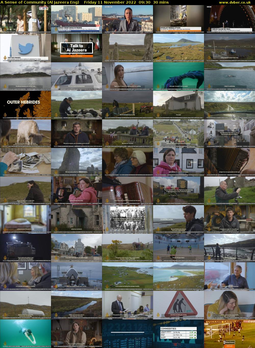 A Sense of Community (Al Jazeera Eng) Friday 11 November 2022 09:30 - 10:00