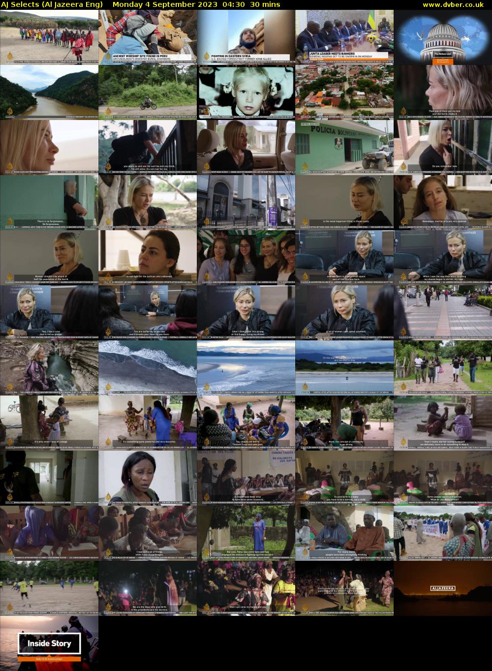 AJ Selects (Al Jazeera Eng) Monday 4 September 2023 04:30 - 05:00