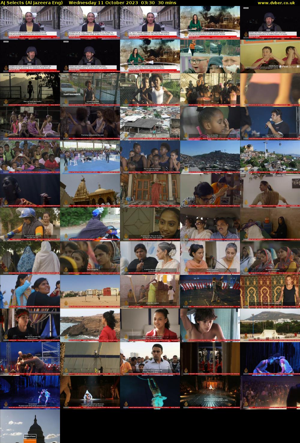 AJ Selects (Al Jazeera Eng) Wednesday 11 October 2023 03:30 - 04:00