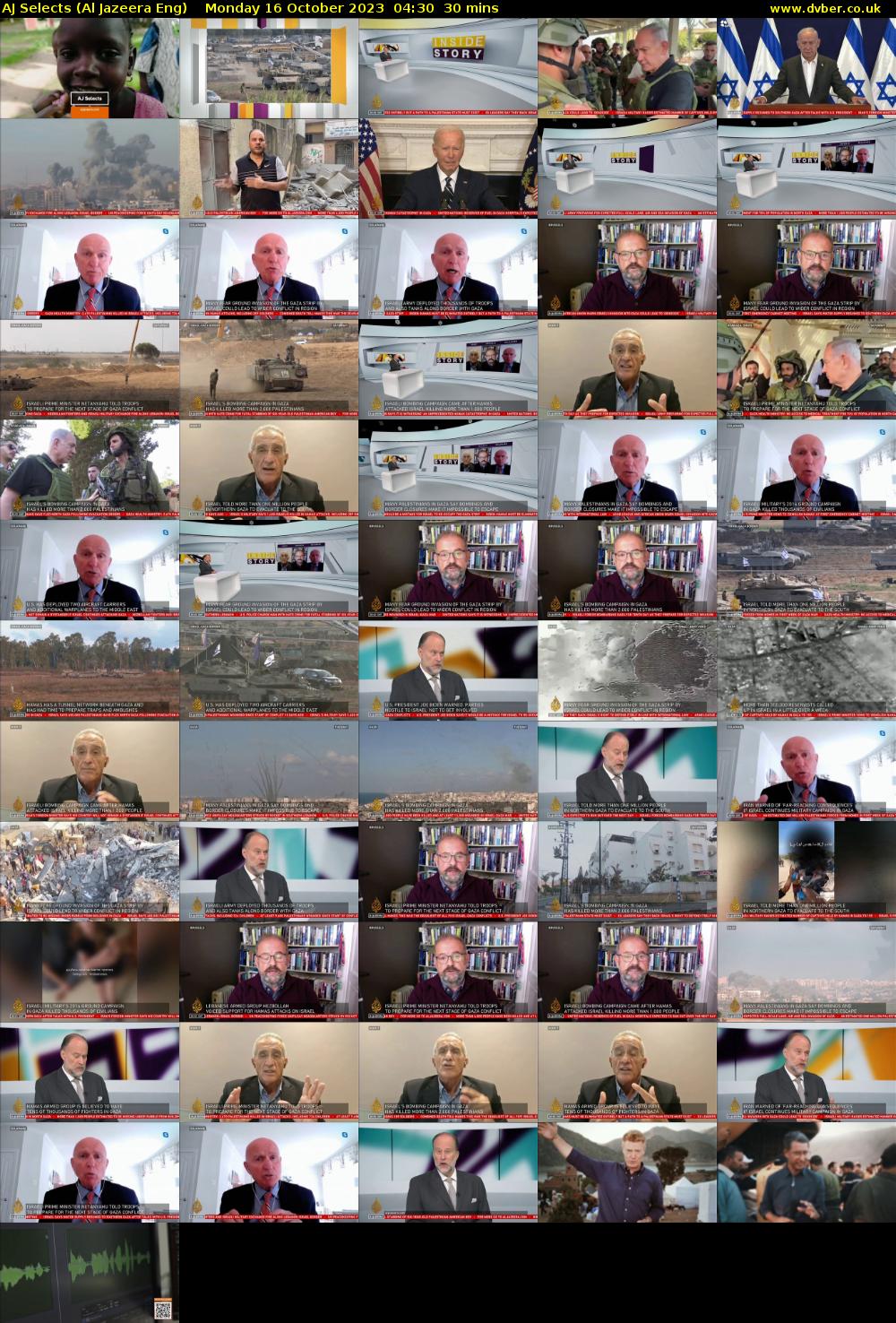 AJ Selects (Al Jazeera Eng) Monday 16 October 2023 04:30 - 05:00