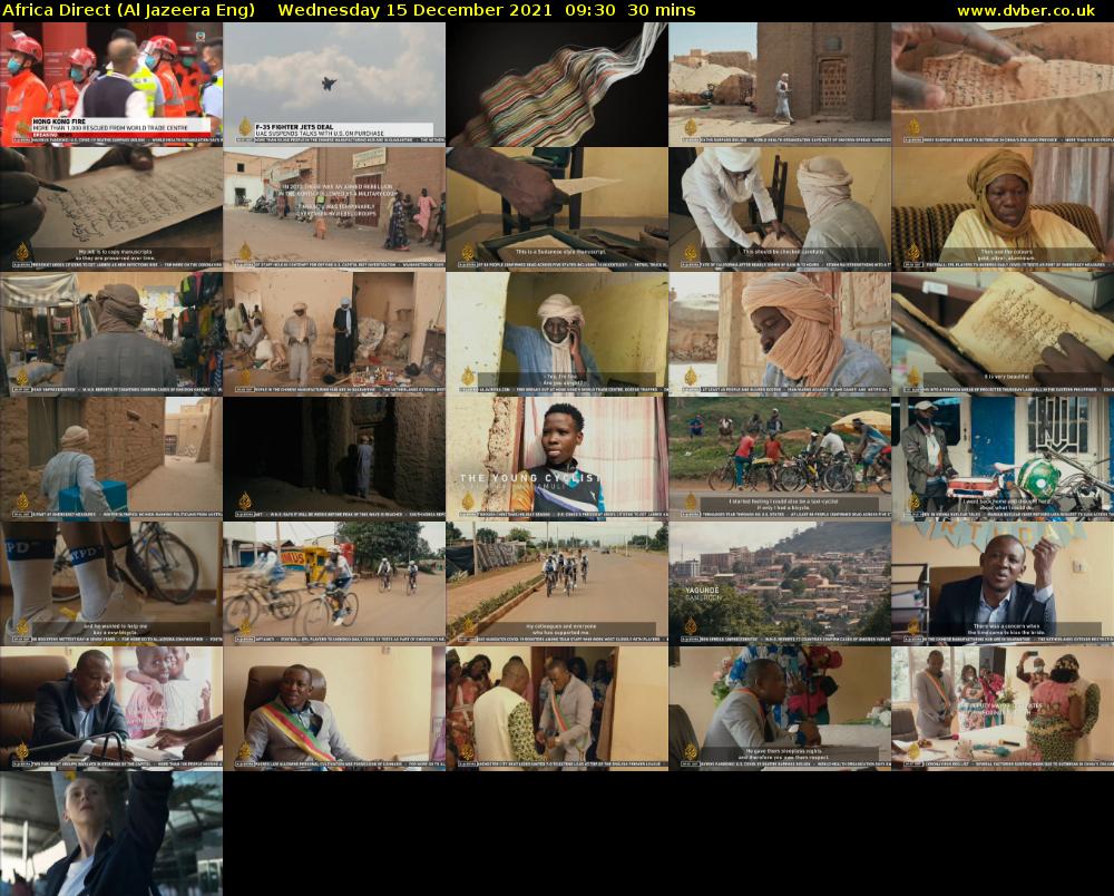 Africa Direct (Al Jazeera Eng) Wednesday 15 December 2021 09:30 - 10:00