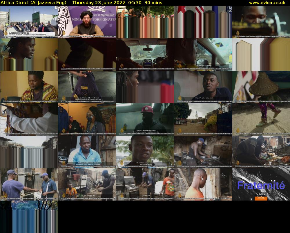 Africa Direct (Al Jazeera Eng) Thursday 23 June 2022 04:30 - 05:00