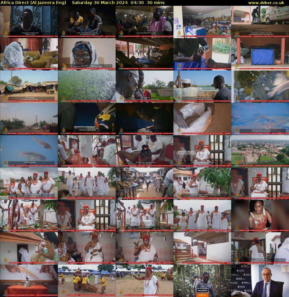 Africa Direct (Al Jazeera Eng) Saturday 30 March 2024 04:30 - 05:00