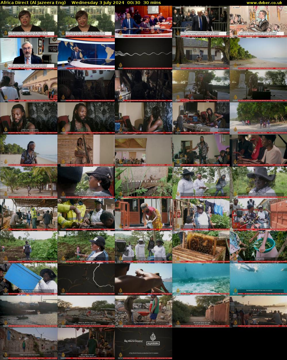 Africa Direct (Al Jazeera Eng) Wednesday 3 July 2024 00:30 - 01:00