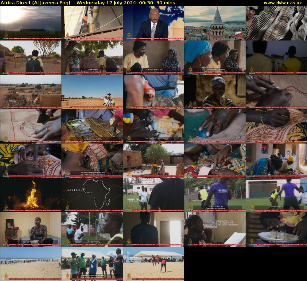 Africa Direct (Al Jazeera Eng) Wednesday 17 July 2024 00:30 - 01:00