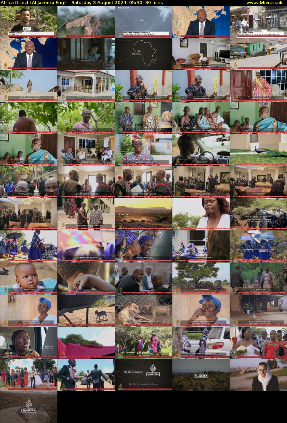Africa Direct (Al Jazeera Eng) Saturday 3 August 2024 05:30 - 06:00