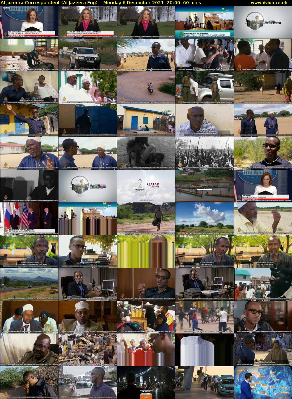 Al Jazeera Correspondent (Al Jazeera Eng) Monday 6 December 2021 20:00 - 21:00
