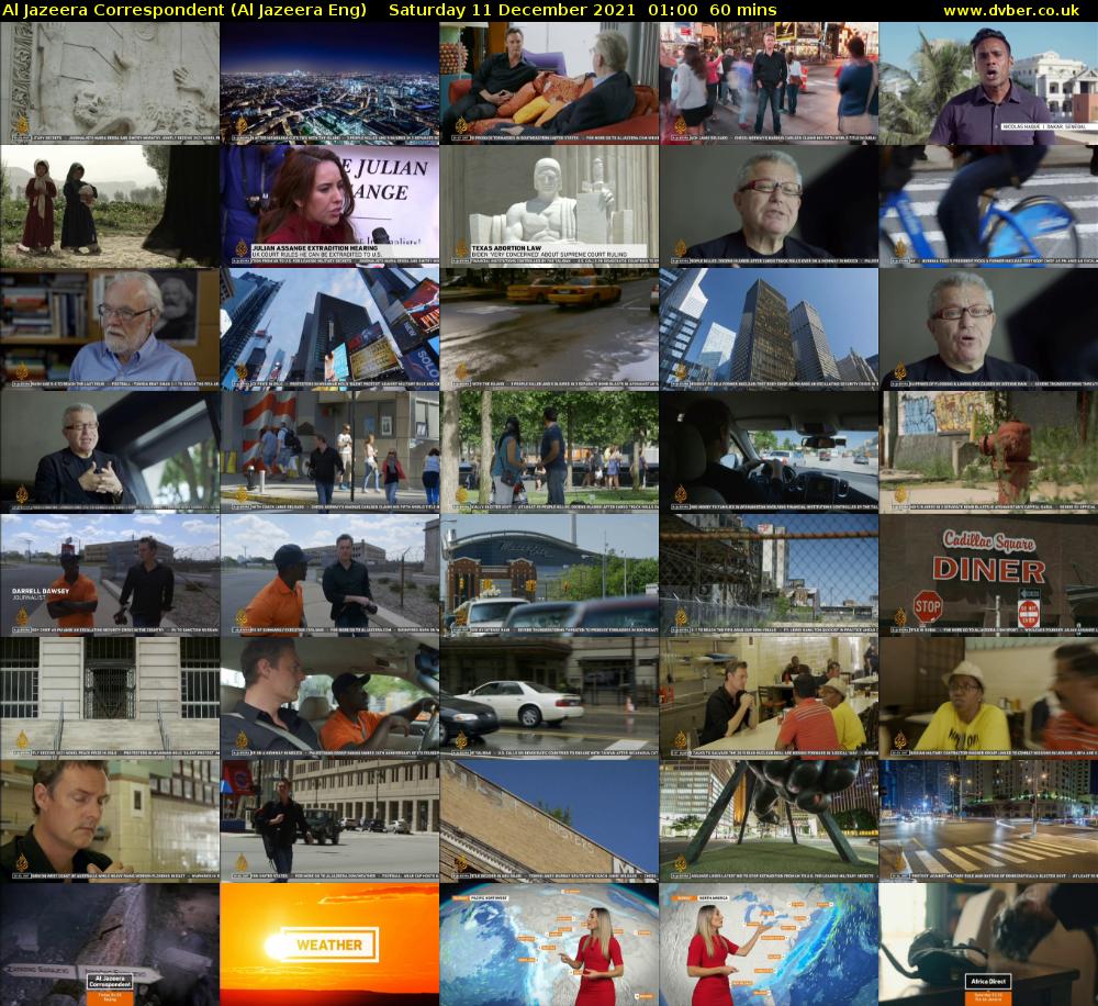 Al Jazeera Correspondent (Al Jazeera Eng) Saturday 11 December 2021 01:00 - 02:00