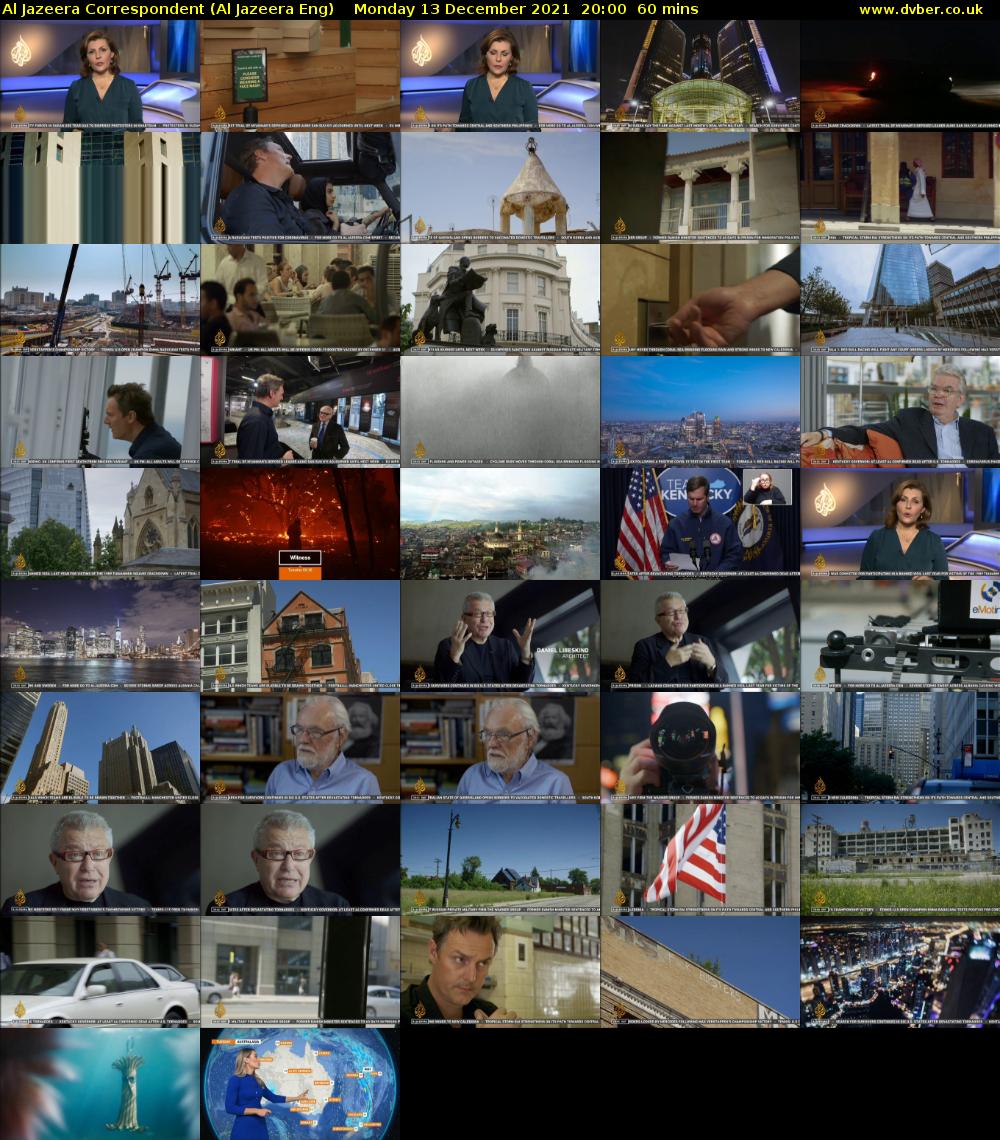 Al Jazeera Correspondent (Al Jazeera Eng) Monday 13 December 2021 20:00 - 21:00