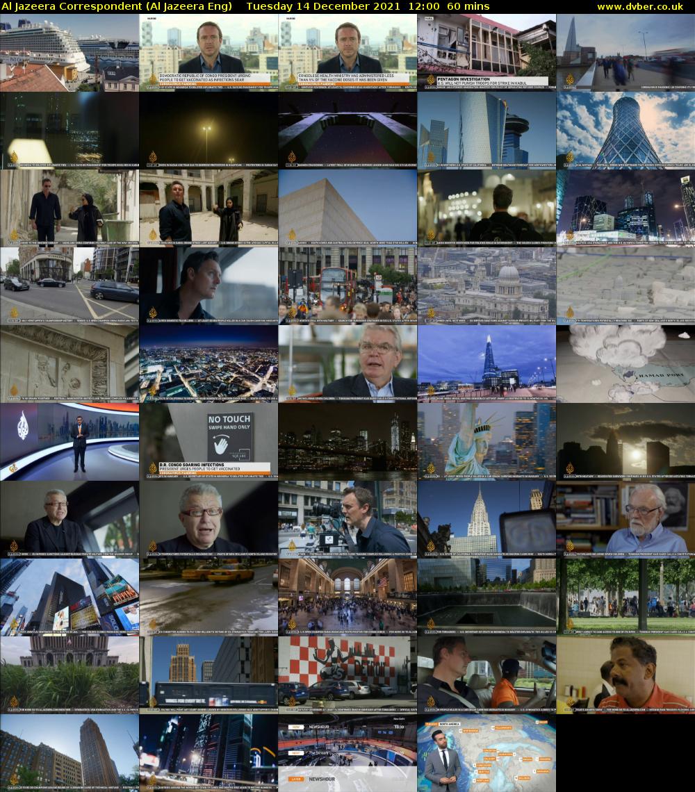 Al Jazeera Correspondent (Al Jazeera Eng) Tuesday 14 December 2021 12:00 - 13:00