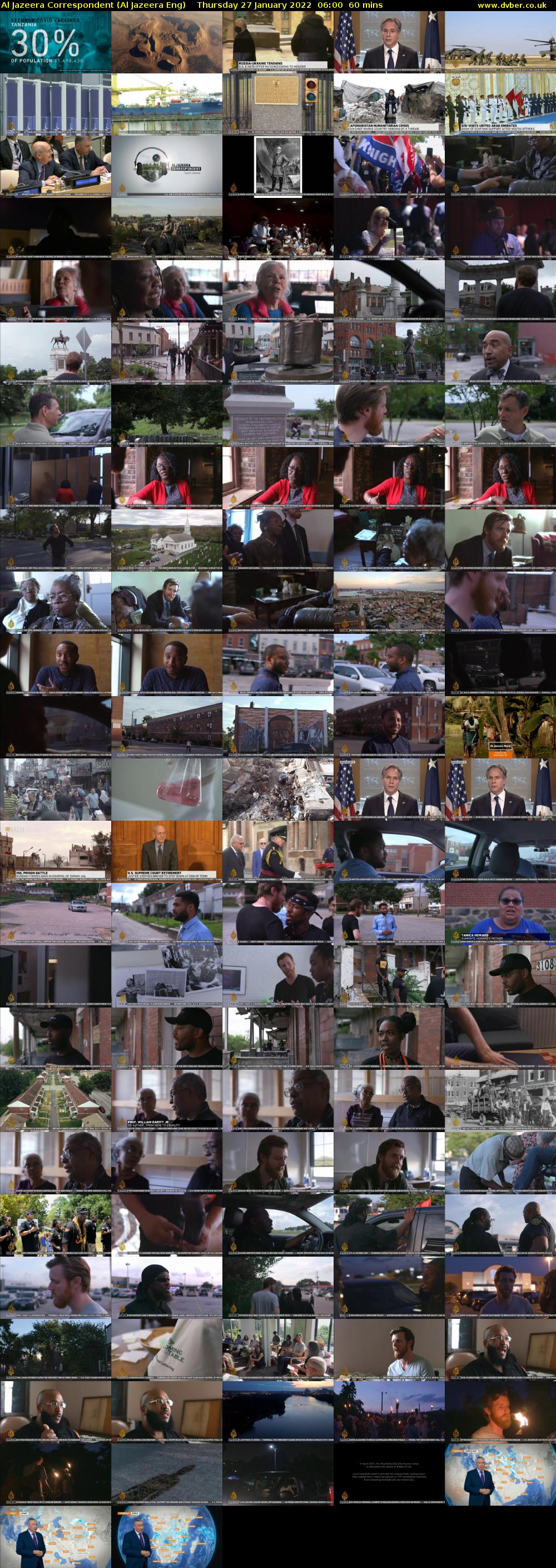 Al Jazeera Correspondent (Al Jazeera Eng) Thursday 27 January 2022 06:00 - 07:00