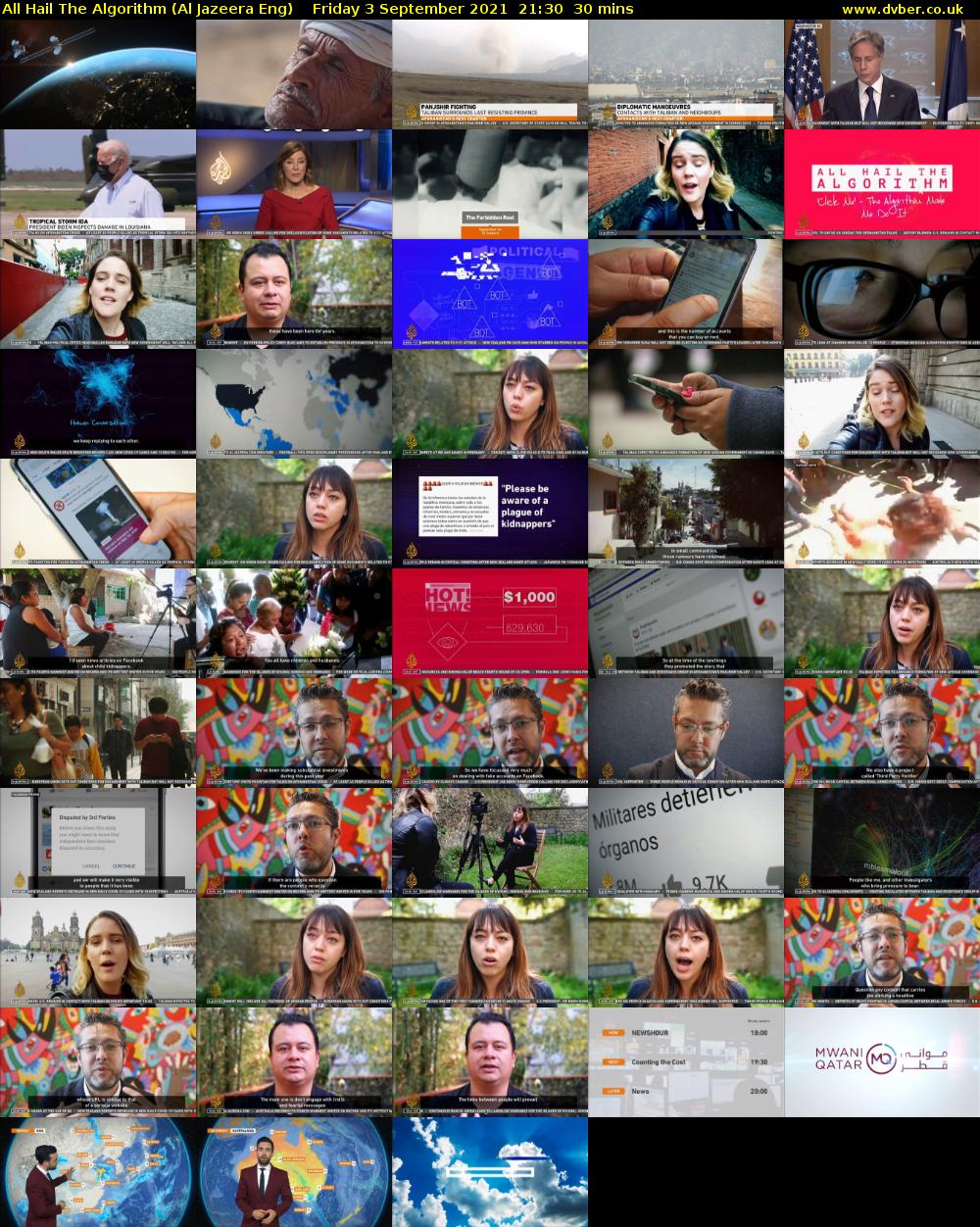 All Hail The Algorithm (Al Jazeera Eng) Friday 3 September 2021 21:30 - 22:00