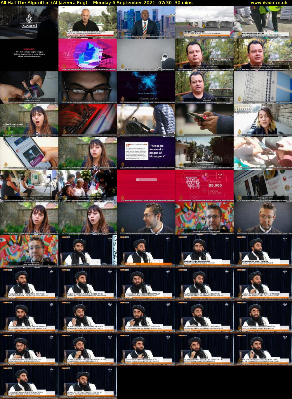 All Hail The Algorithm (Al Jazeera Eng) Monday 6 September 2021 07:30 - 08:00