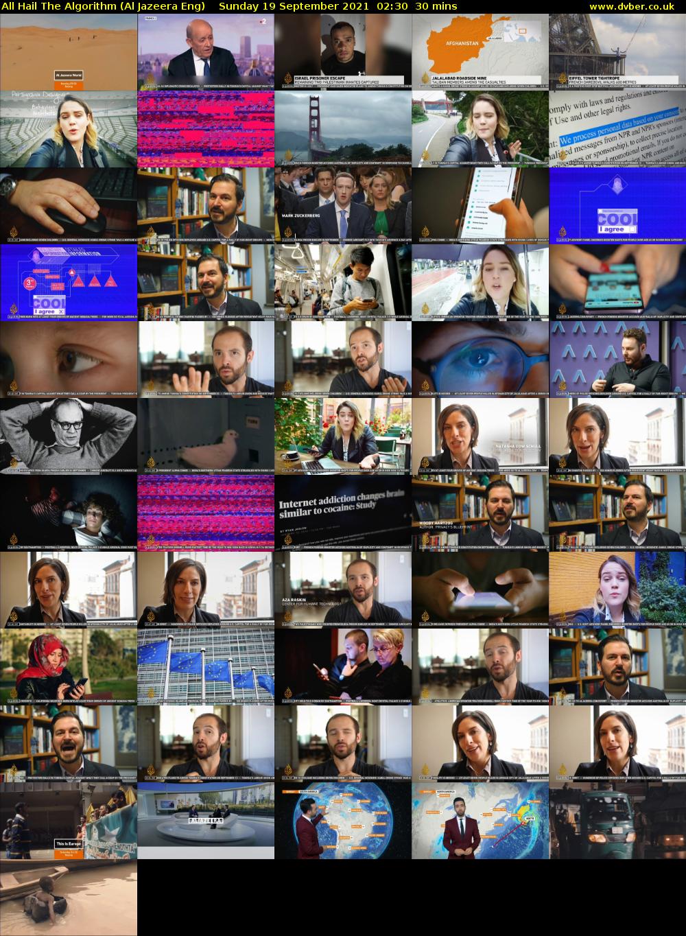 All Hail The Algorithm (Al Jazeera Eng) Sunday 19 September 2021 02:30 - 03:00
