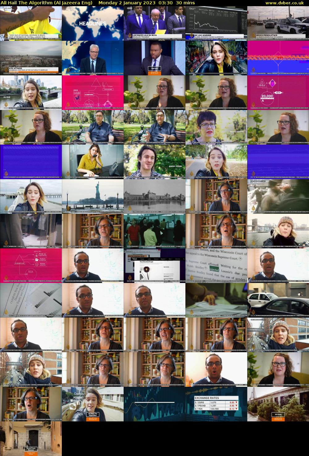 All Hail The Algorithm (Al Jazeera Eng) Monday 2 January 2023 03:30 - 04:00