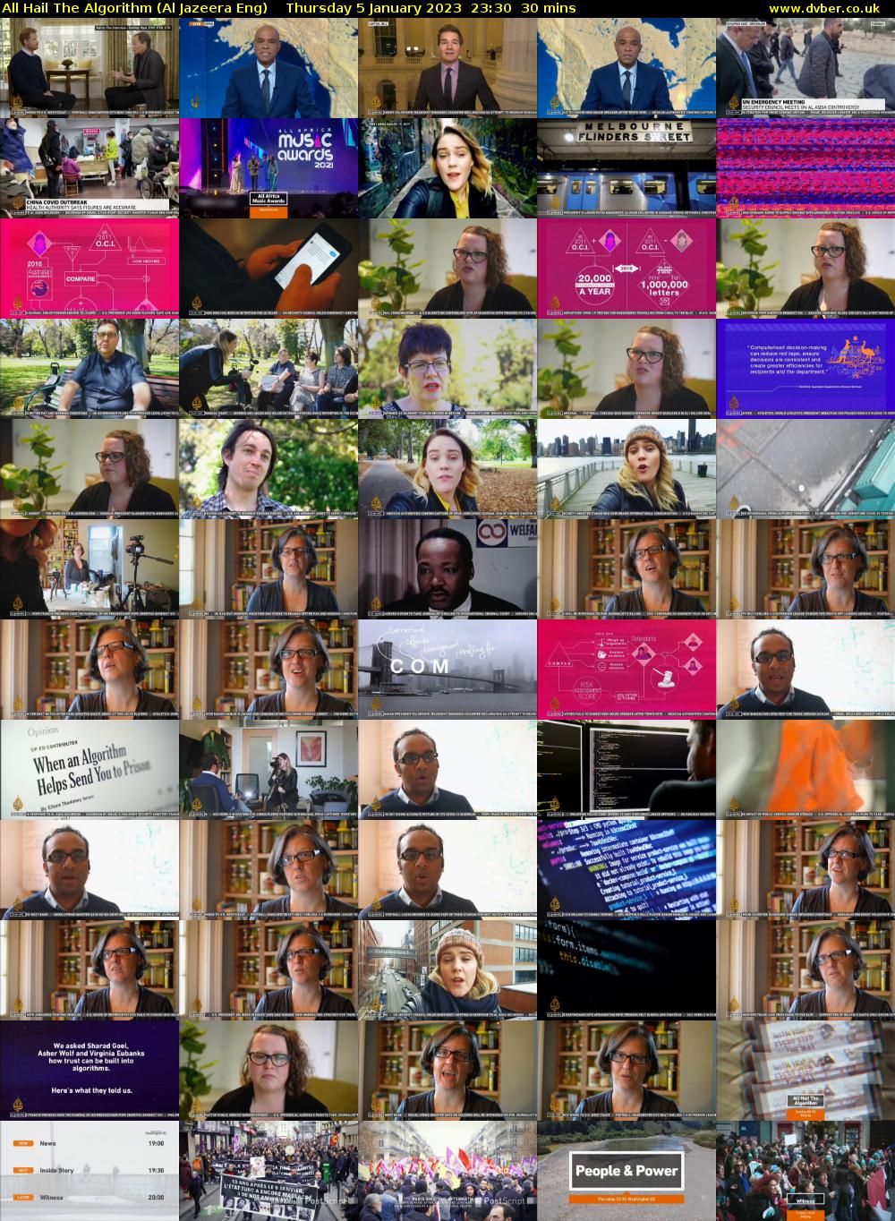 All Hail The Algorithm (Al Jazeera Eng) Thursday 5 January 2023 23:30 - 00:00
