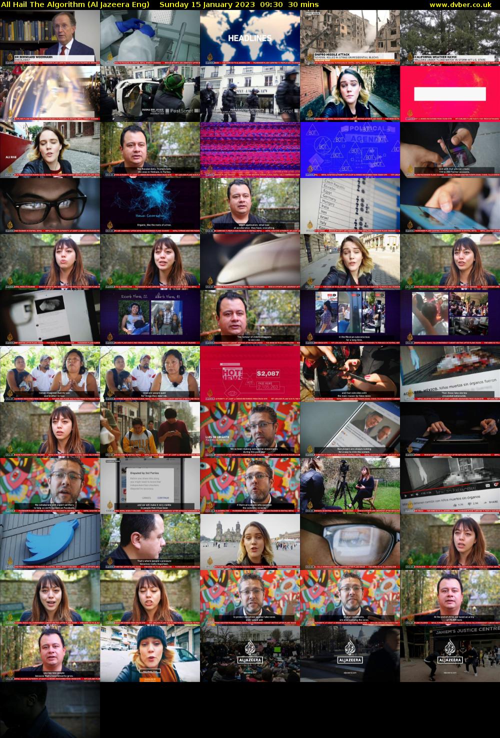 All Hail The Algorithm (Al Jazeera Eng) Sunday 15 January 2023 09:30 - 10:00