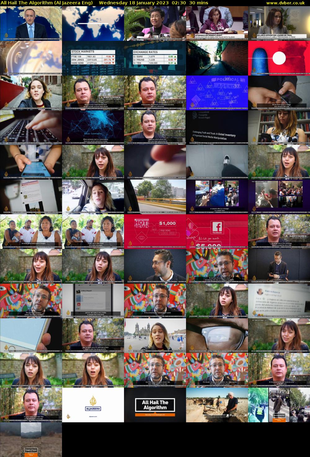 All Hail The Algorithm (Al Jazeera Eng) Wednesday 18 January 2023 02:30 - 03:00