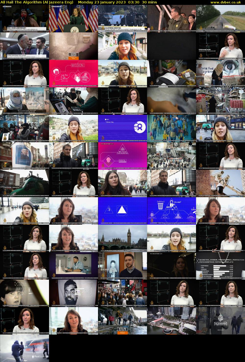 All Hail The Algorithm (Al Jazeera Eng) Monday 23 January 2023 03:30 - 04:00