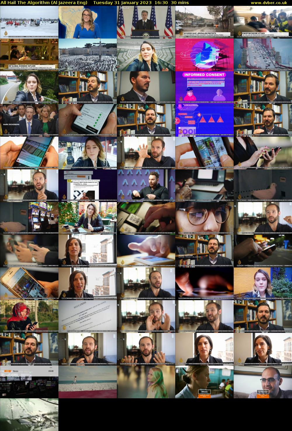 All Hail The Algorithm (Al Jazeera Eng) Tuesday 31 January 2023 16:30 - 17:00
