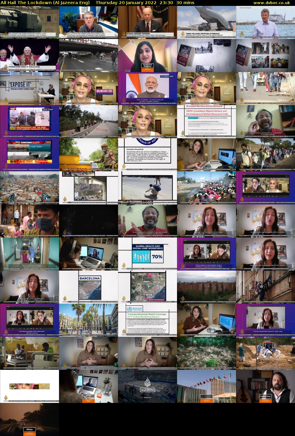 All Hail The Lockdown (Al Jazeera Eng) Thursday 20 January 2022 23:30 - 00:00