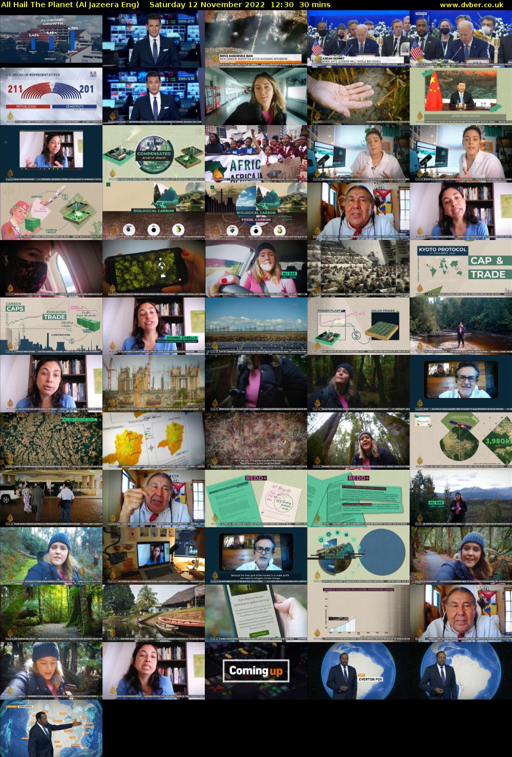 All Hail The Planet (Al Jazeera Eng) Saturday 12 November 2022 12:30 - 13:00