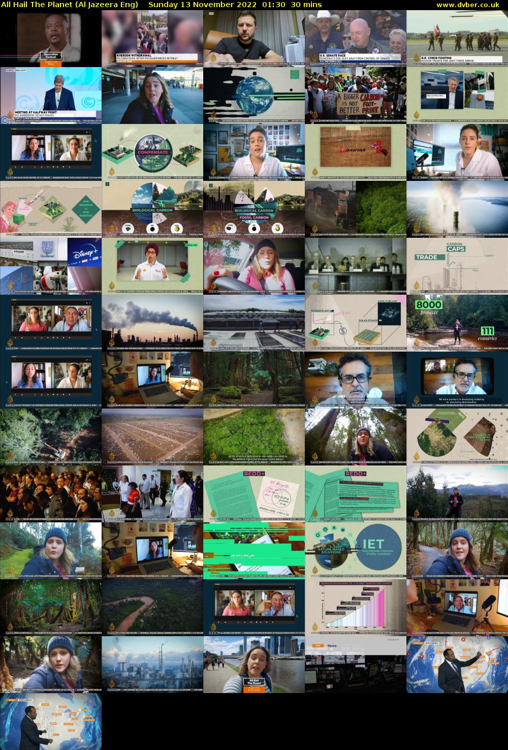 All Hail The Planet (Al Jazeera Eng) Sunday 13 November 2022 01:30 - 02:00