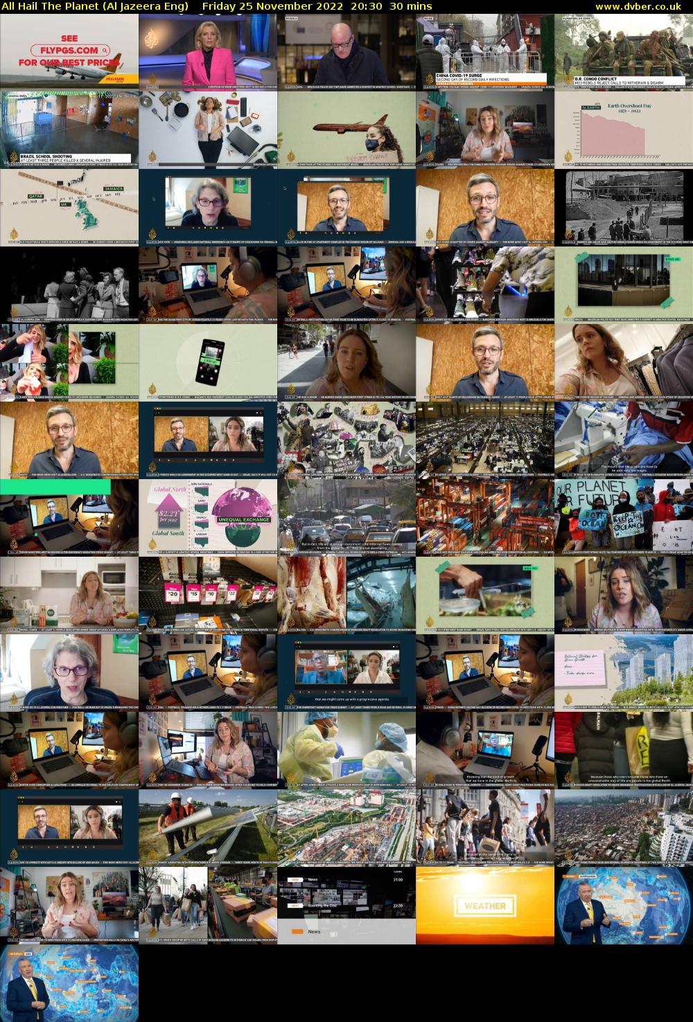 All Hail The Planet (Al Jazeera Eng) Friday 25 November 2022 20:30 - 21:00
