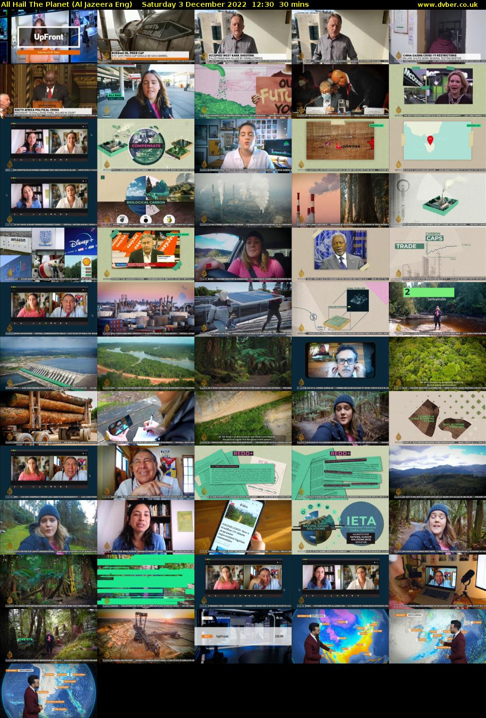 All Hail The Planet (Al Jazeera Eng) Saturday 3 December 2022 12:30 - 13:00