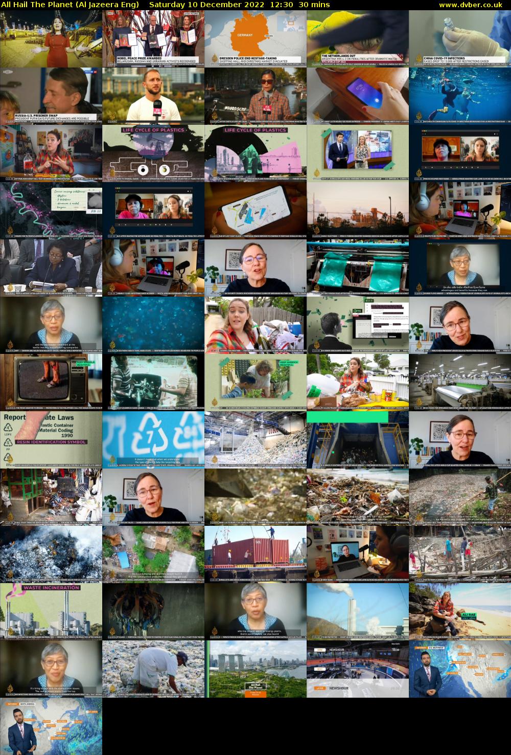 All Hail The Planet (Al Jazeera Eng) Saturday 10 December 2022 12:30 - 13:00